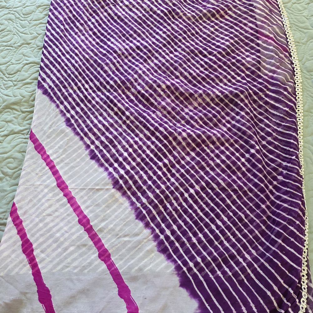 Purple and Pink Tie-Dye Fabric